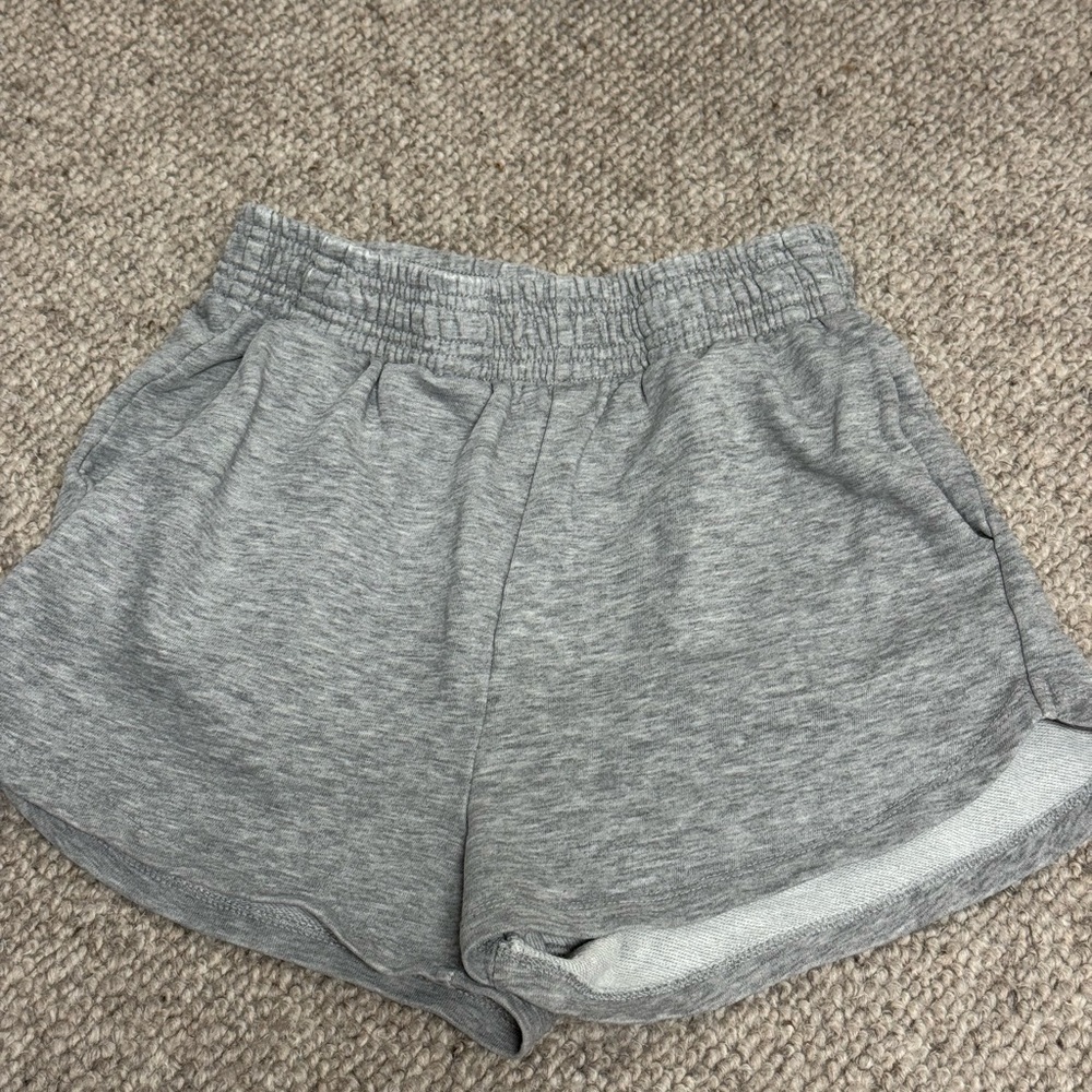 Women's Gray Casual Shorts
